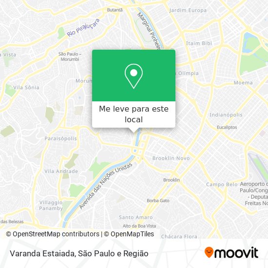 Varanda Estaiada mapa