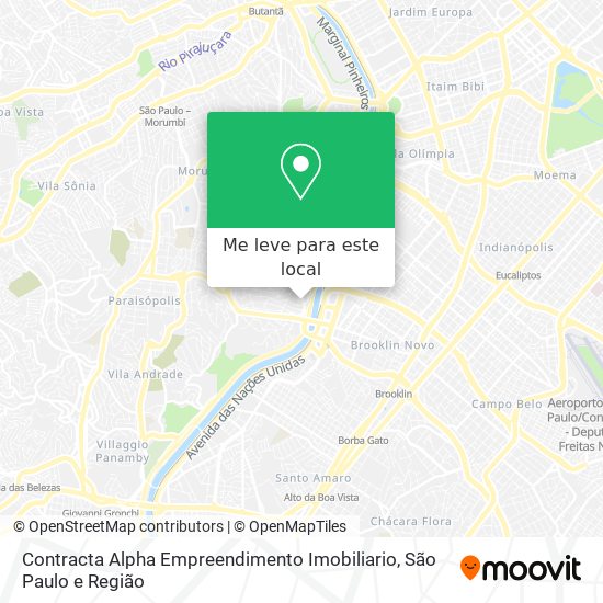 Contracta Alpha Empreendimento Imobiliario mapa