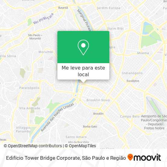 Edifício Tower Bridge Corporate mapa