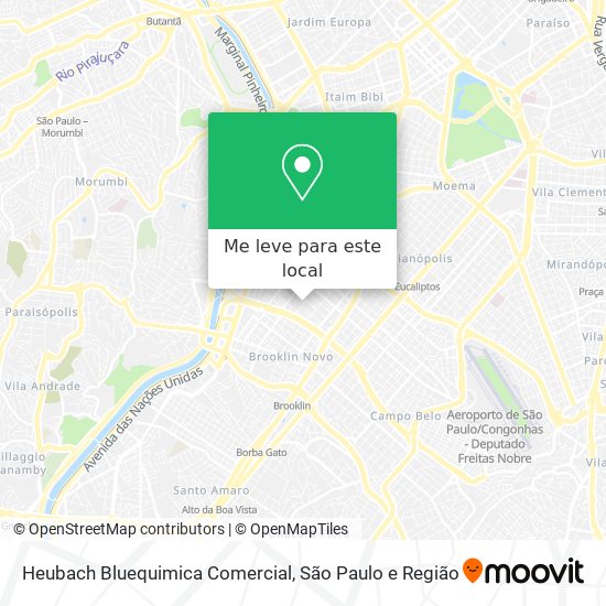 Heubach Bluequimica Comercial mapa
