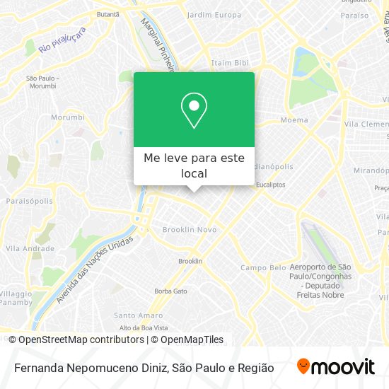 Fernanda Nepomuceno Diniz mapa