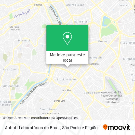 Abbott Laboratórios do Brasil mapa