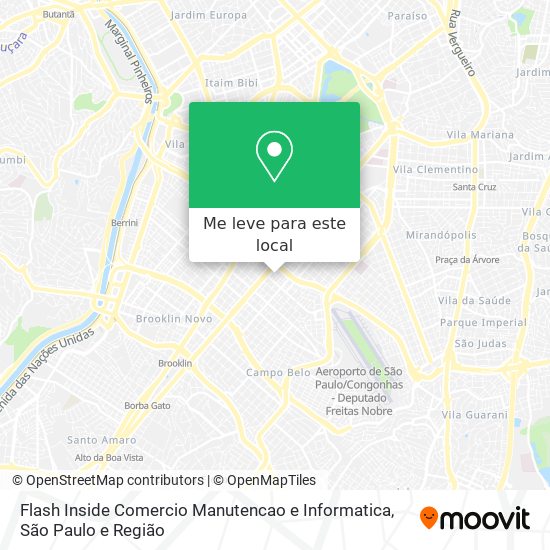 Flash Inside Comercio Manutencao e Informatica mapa