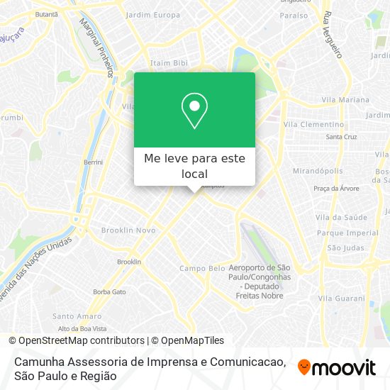 Camunha Assessoria de Imprensa e Comunicacao mapa