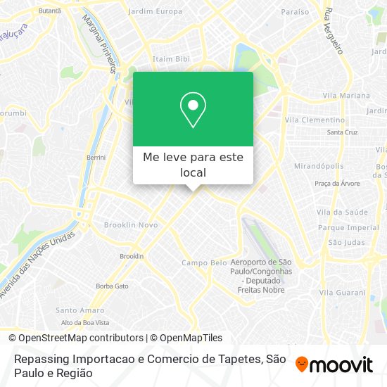 Repassing Importacao e Comercio de Tapetes mapa