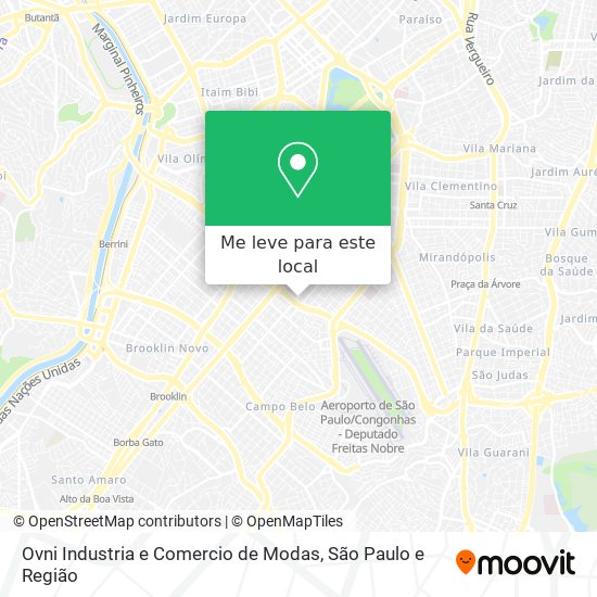 Ovni Industria e Comercio de Modas mapa