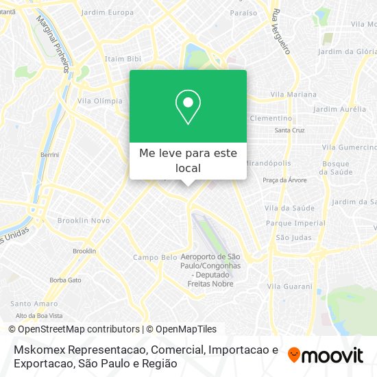 Mskomex Representacao, Comercial, Importacao e Exportacao mapa