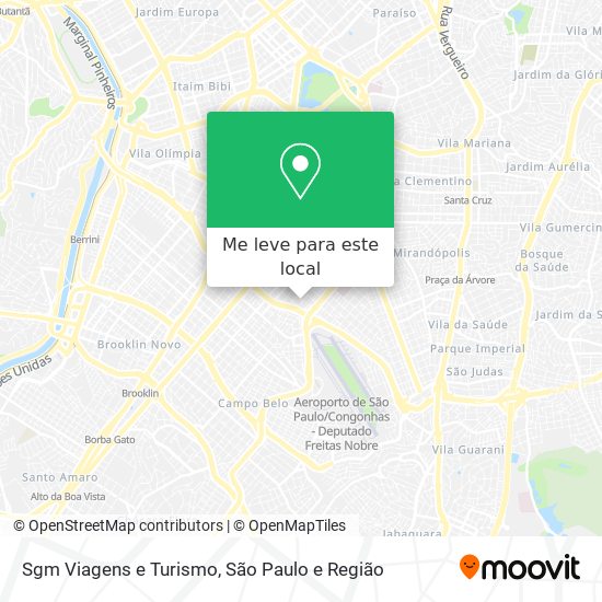 Sgm Viagens e Turismo mapa