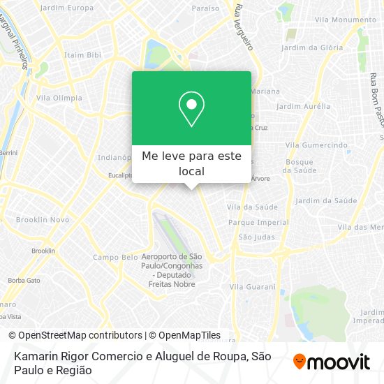Kamarin Rigor Comercio e Aluguel de Roupa mapa