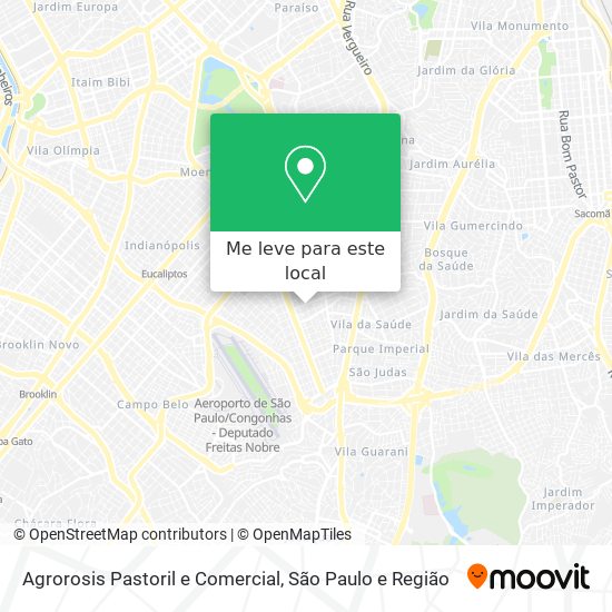 Agrorosis Pastoril e Comercial mapa