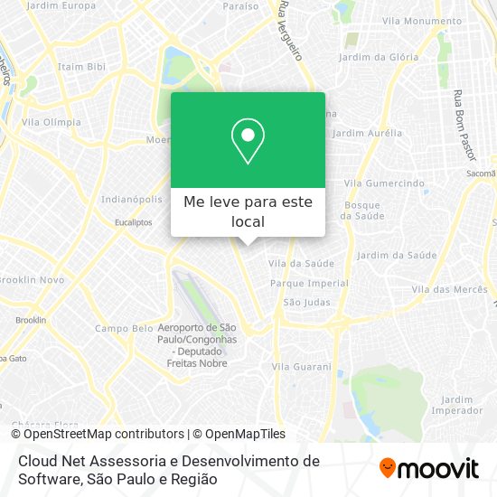 Cloud Net Assessoria e Desenvolvimento de Software mapa