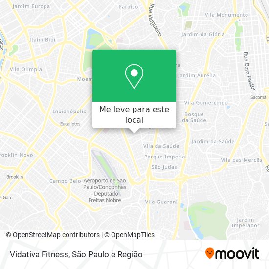 Vidativa Fitness mapa