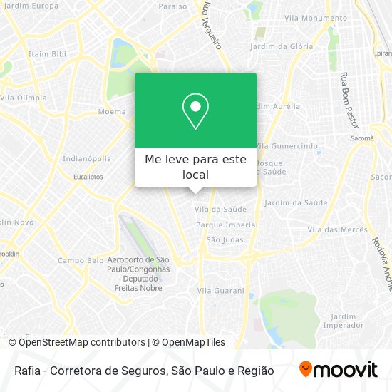Rafia - Corretora de Seguros mapa
