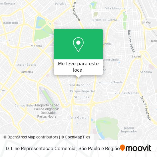 D. Line Representacao Comercial mapa