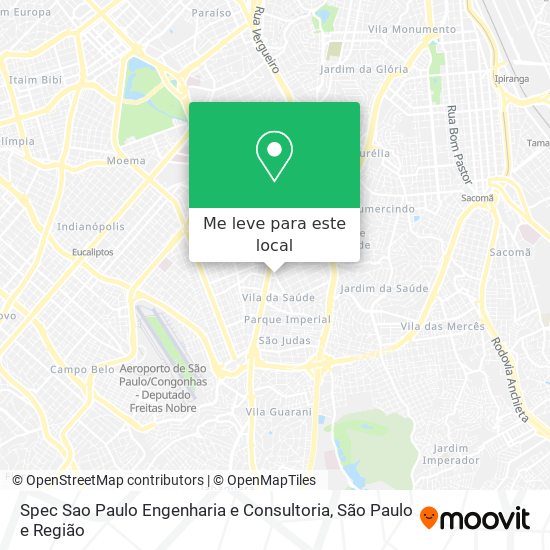 Spec Sao Paulo Engenharia e Consultoria mapa