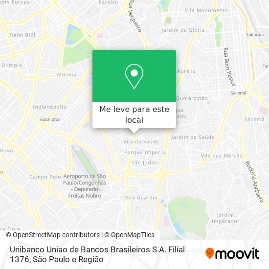 Unibanco Uniao de Bancos Brasileiros S.A. Filial 1376 mapa