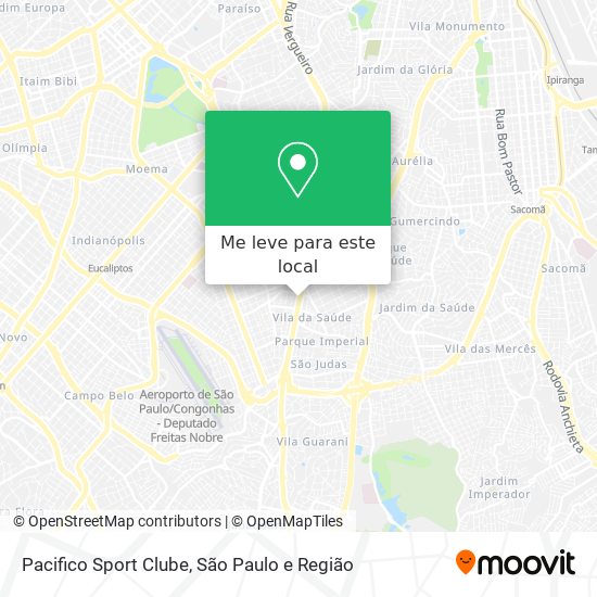 Pacifico Sport Clube mapa