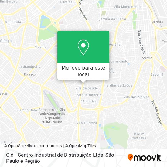 Cid - Centro Industrial de Distribuição Ltda mapa