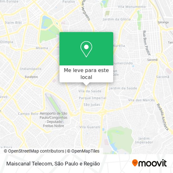 Maiscanal Telecom mapa