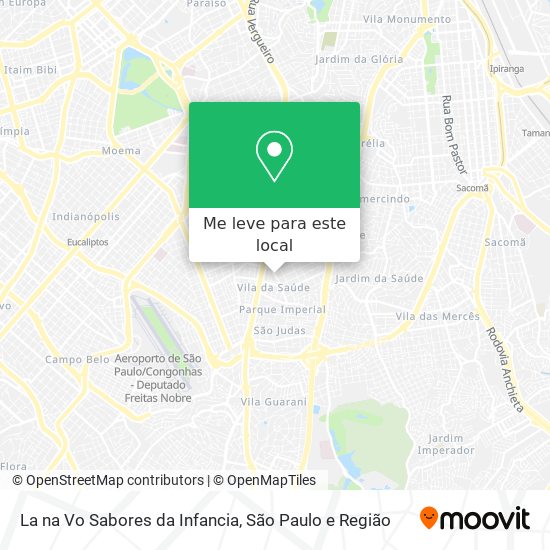La na Vo Sabores da Infancia mapa