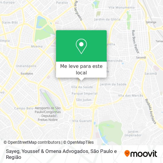 Sayeg, Youssef & Omena Advogados mapa