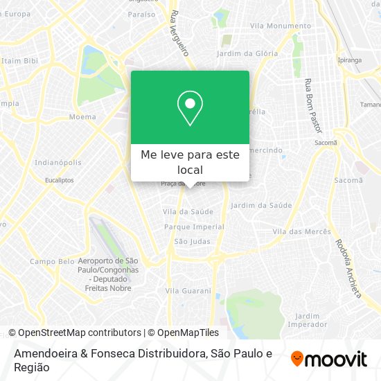 Amendoeira & Fonseca Distribuidora mapa