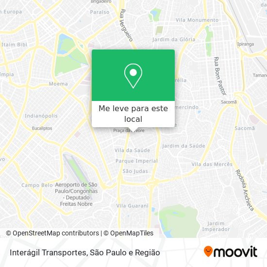 Interágil Transportes mapa