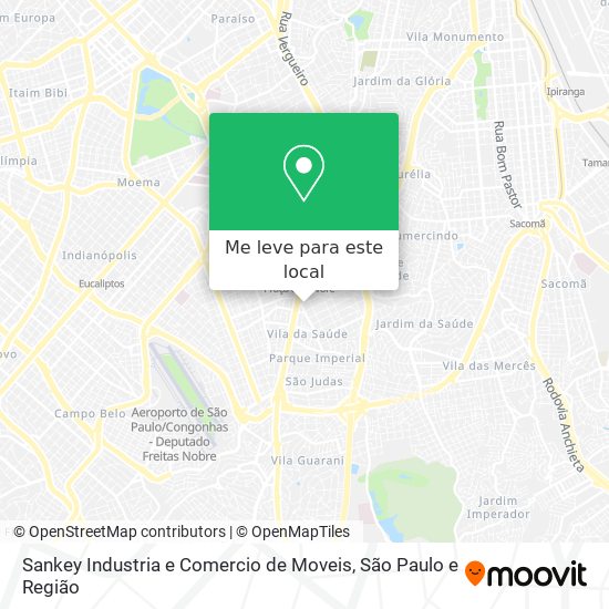 Sankey Industria e Comercio de Moveis mapa