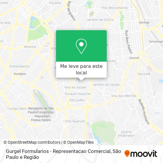 Gurgel Formularios - Representacao Comercial mapa