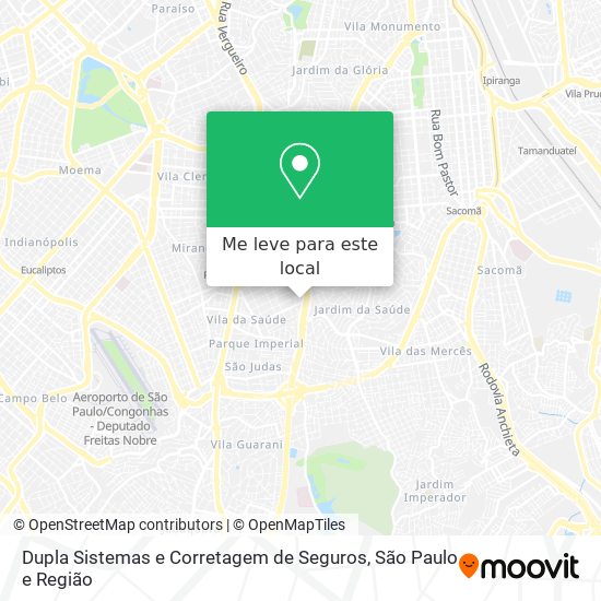 Dupla Sistemas e Corretagem de Seguros mapa