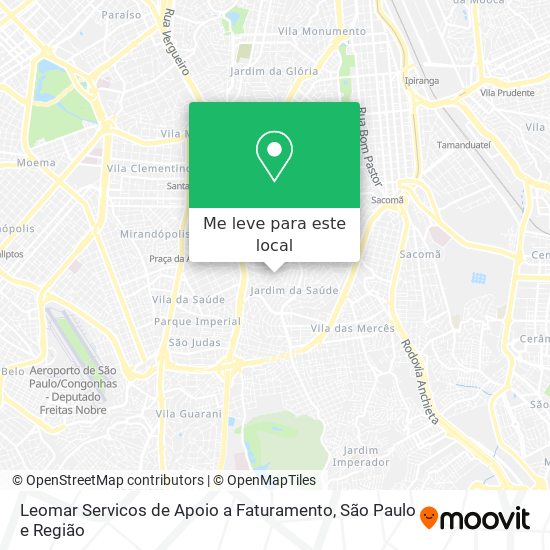 Leomar Servicos de Apoio a Faturamento mapa