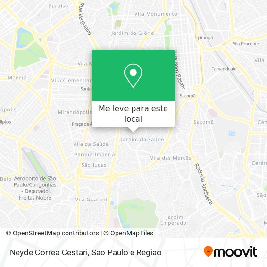 Neyde Correa Cestari mapa