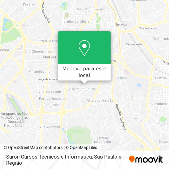 Saron Cursos Tecnicos e Informatica mapa