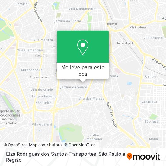 Elza Rodrigues dos Santos-Transportes mapa