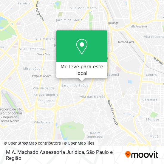 M.A. Machado Assessoria Juridica mapa