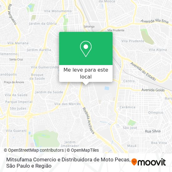 Mitsufama Comercio e Distribuidora de Moto Pecas mapa