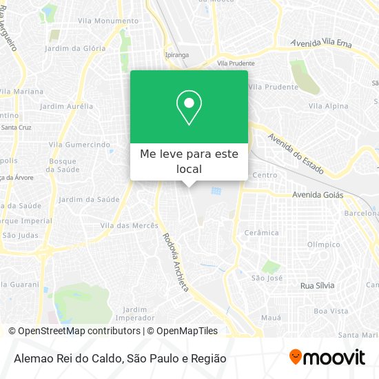 Alemao Rei do Caldo mapa