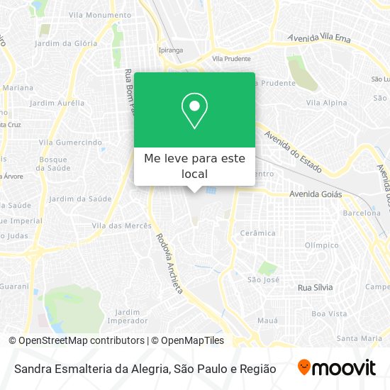 Sandra Esmalteria da Alegria mapa