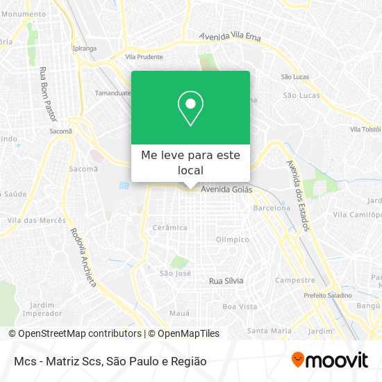 Mcs - Matriz Scs mapa