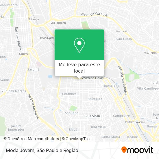 Moda Jovem mapa