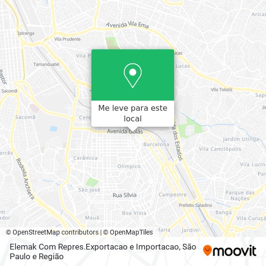 Elemak Com Repres.Exportacao e Importacao mapa