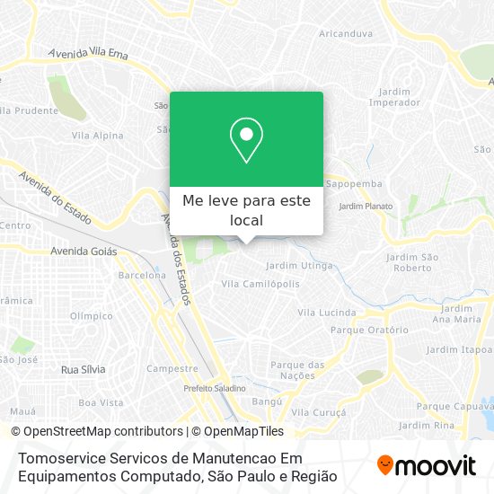 Tomoservice Servicos de Manutencao Em Equipamentos Computado mapa