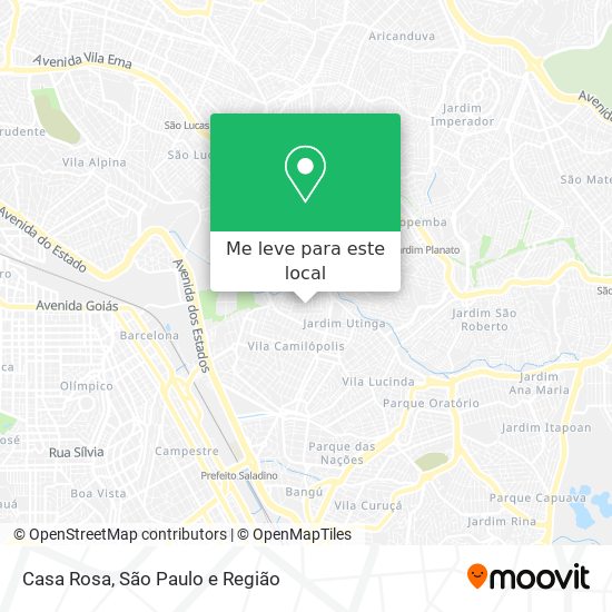 Casa Rosa mapa