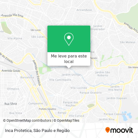Inca Protetica mapa