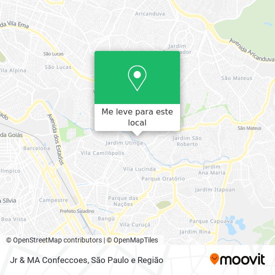 Jr & MA Confeccoes mapa