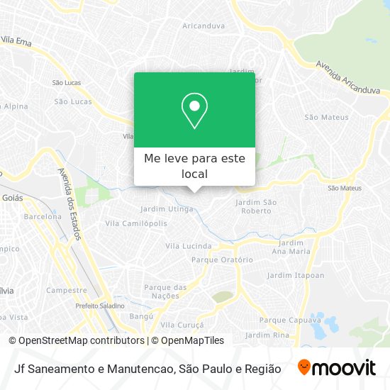 Jf Saneamento e Manutencao mapa
