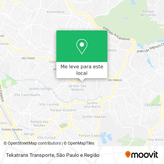 Tekatrans Transporte mapa