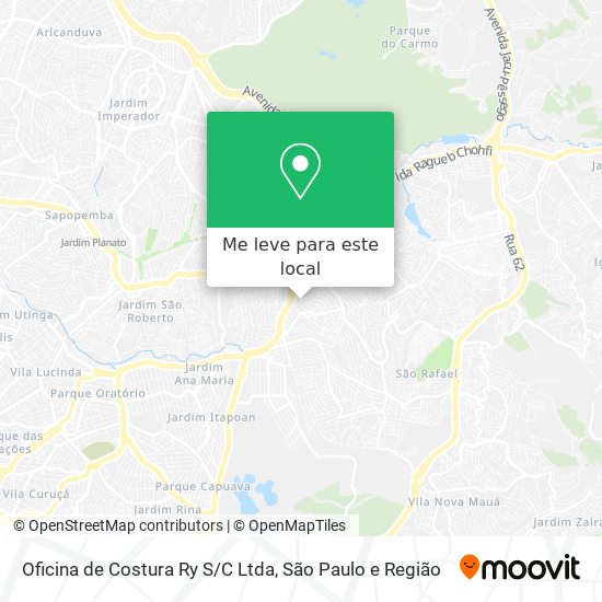 Oficina de Costura Ry S/C Ltda mapa