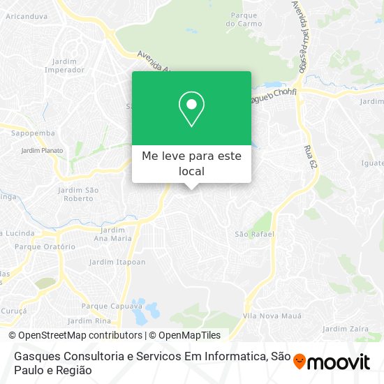 Gasques Consultoria e Servicos Em Informatica mapa