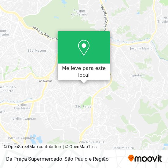 Da Praça Supermercado mapa